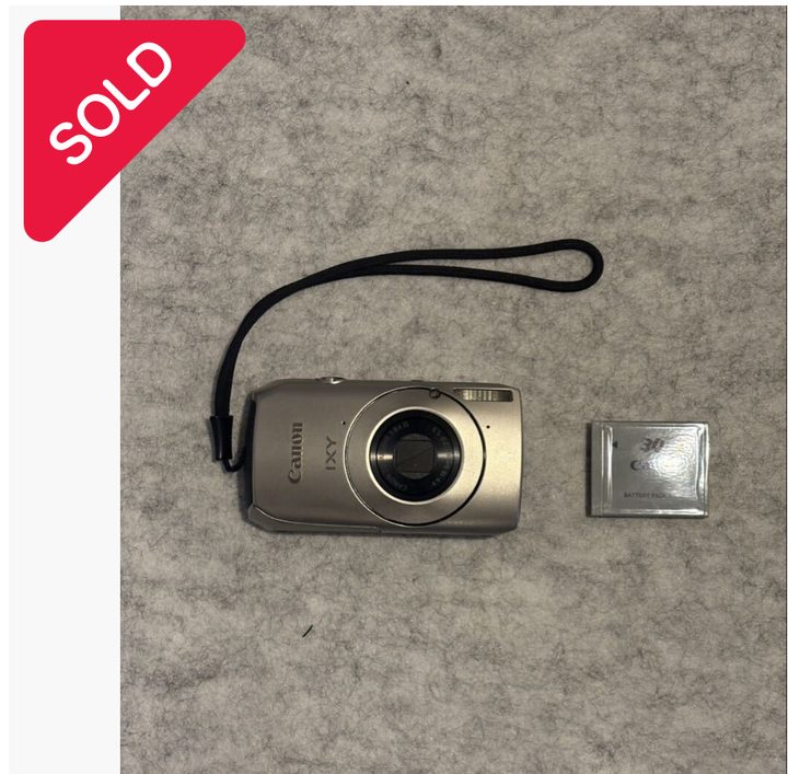 Canon IXY 30S シルバーの落札結果