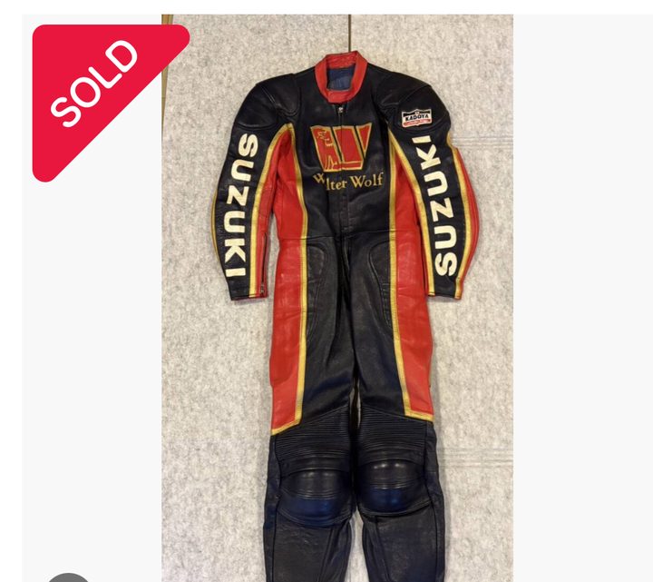 SUZUKI WalterWolf Racing 革ツナギの落札結果